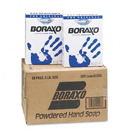 Dial Dial 02203CT Boraxo Powdered Original Hand Soap Unscented Powder 5lb Box 10/carton 02203CT